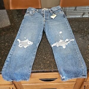 Womens Levis Ribcage Straight Ankle